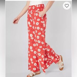 Billabong Split side tropical beach pants Size M